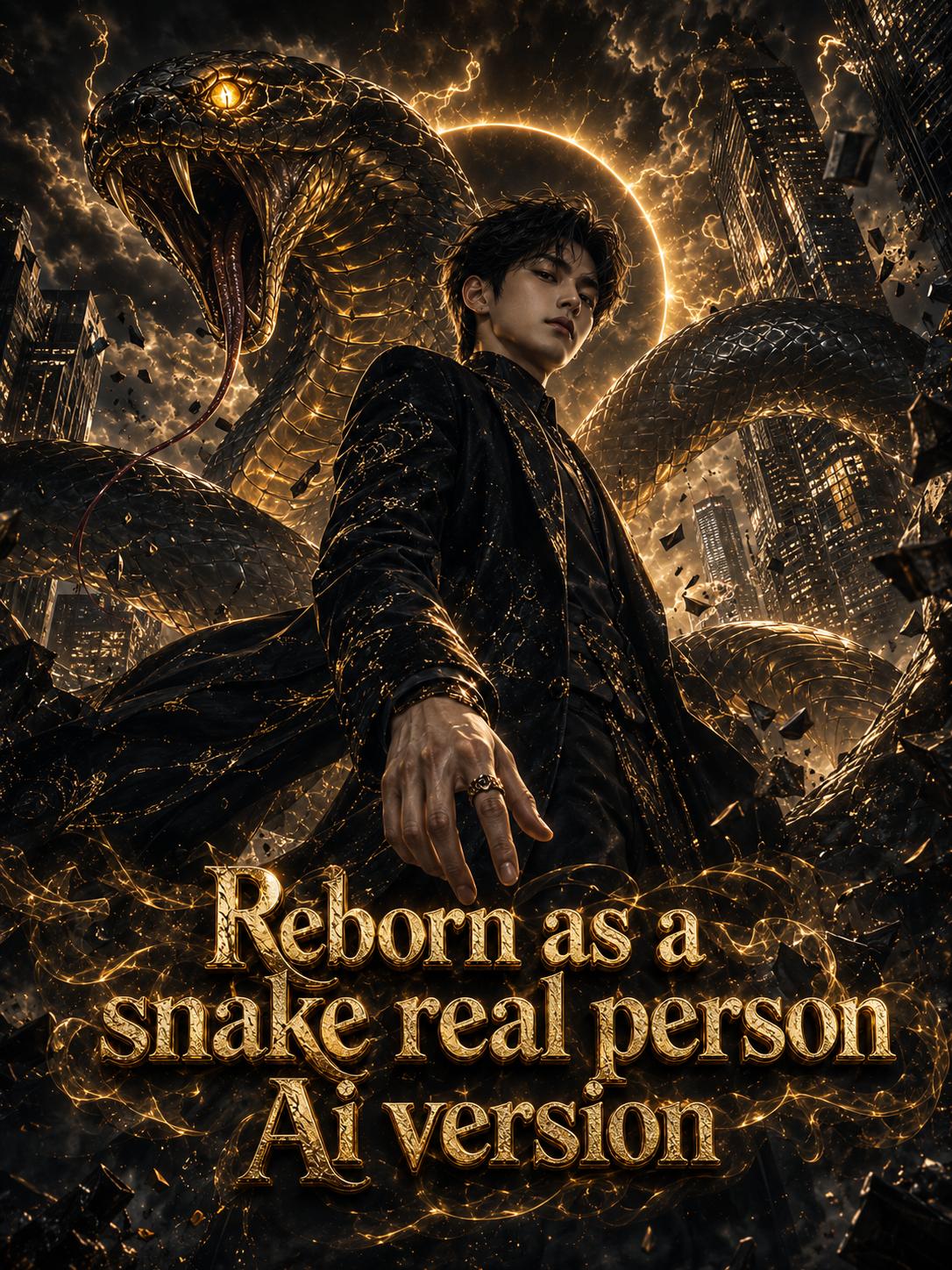 Reborn as a snake real person Ai version