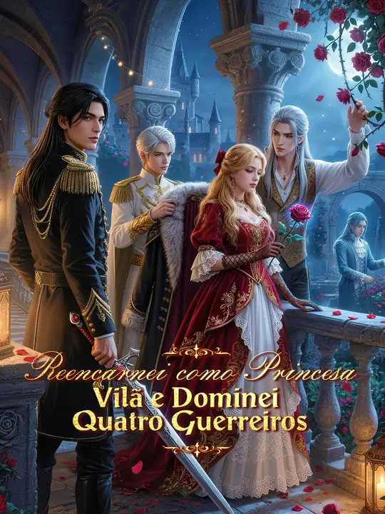 Reencarnei como Princesa Vilã e Dominei Quatro Guerreiros
