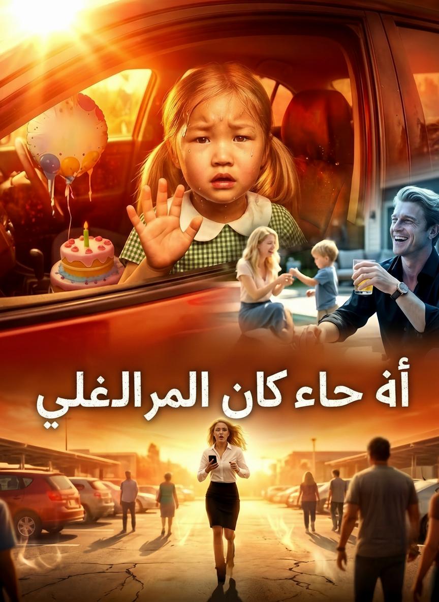 ابنة محاصرة في سيارة ساخنة