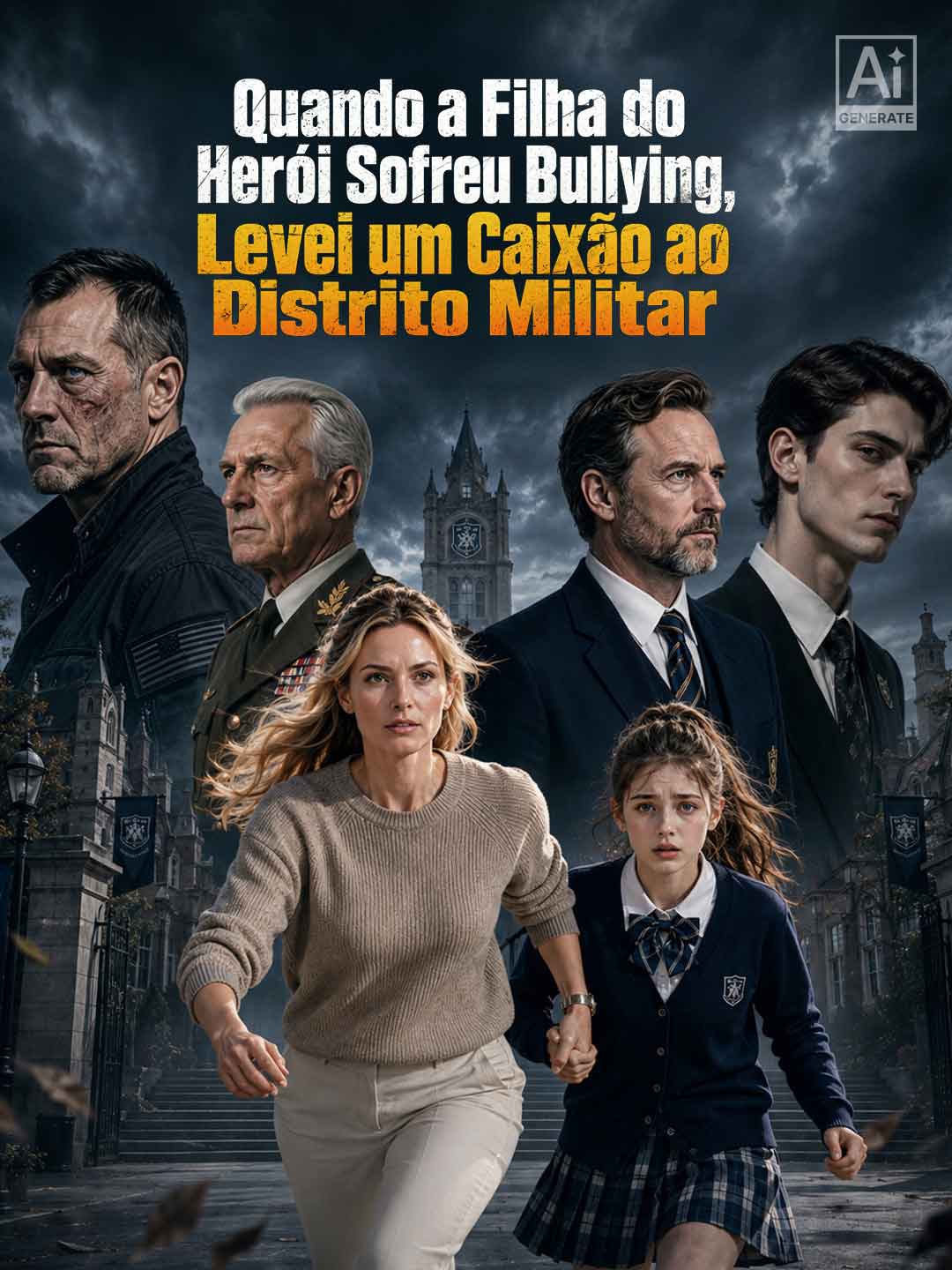 Quando a Filha do Herói Sofreu Bullying, Levei um Caixão ao Distrito Militar