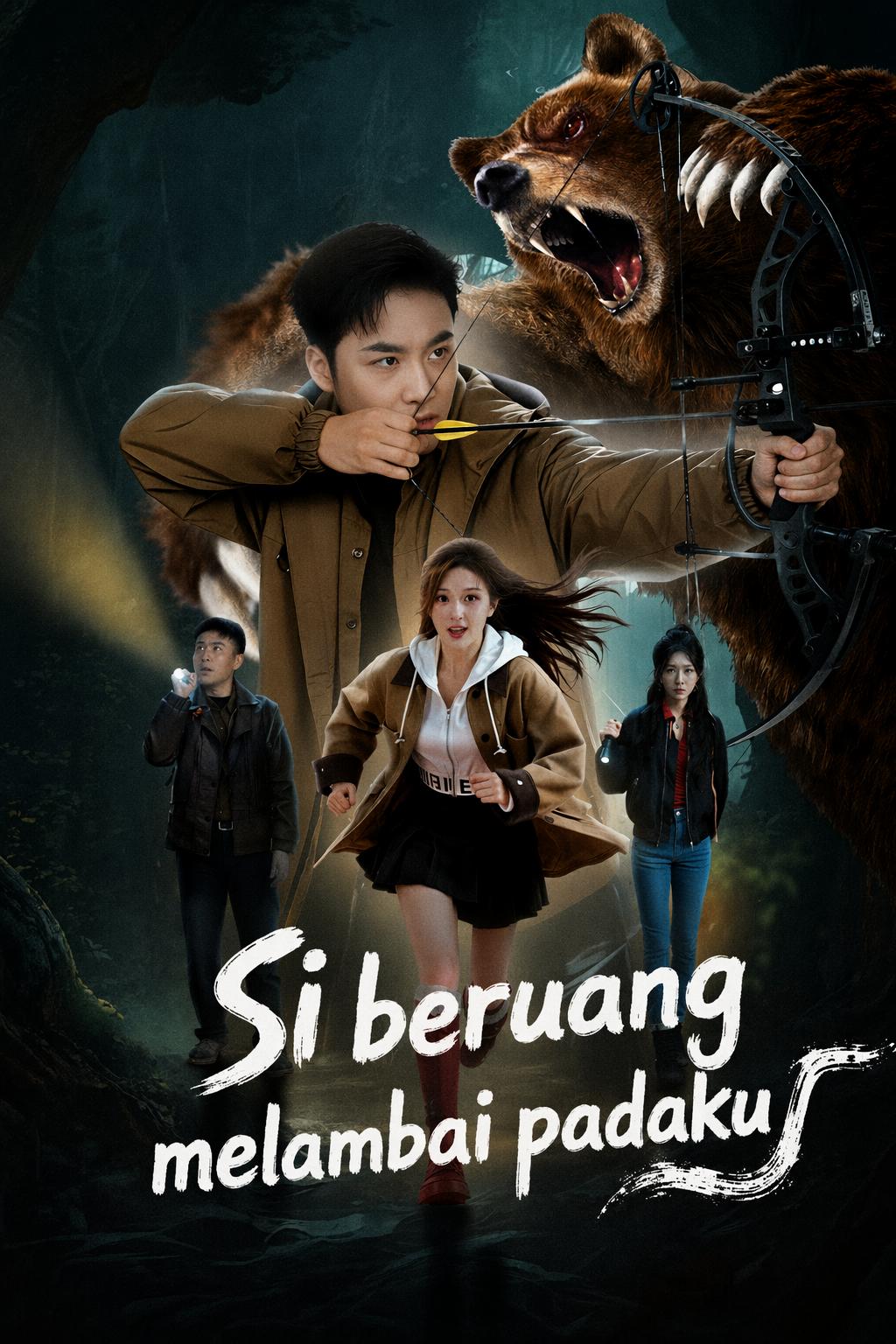 Si beruang melambai padaku