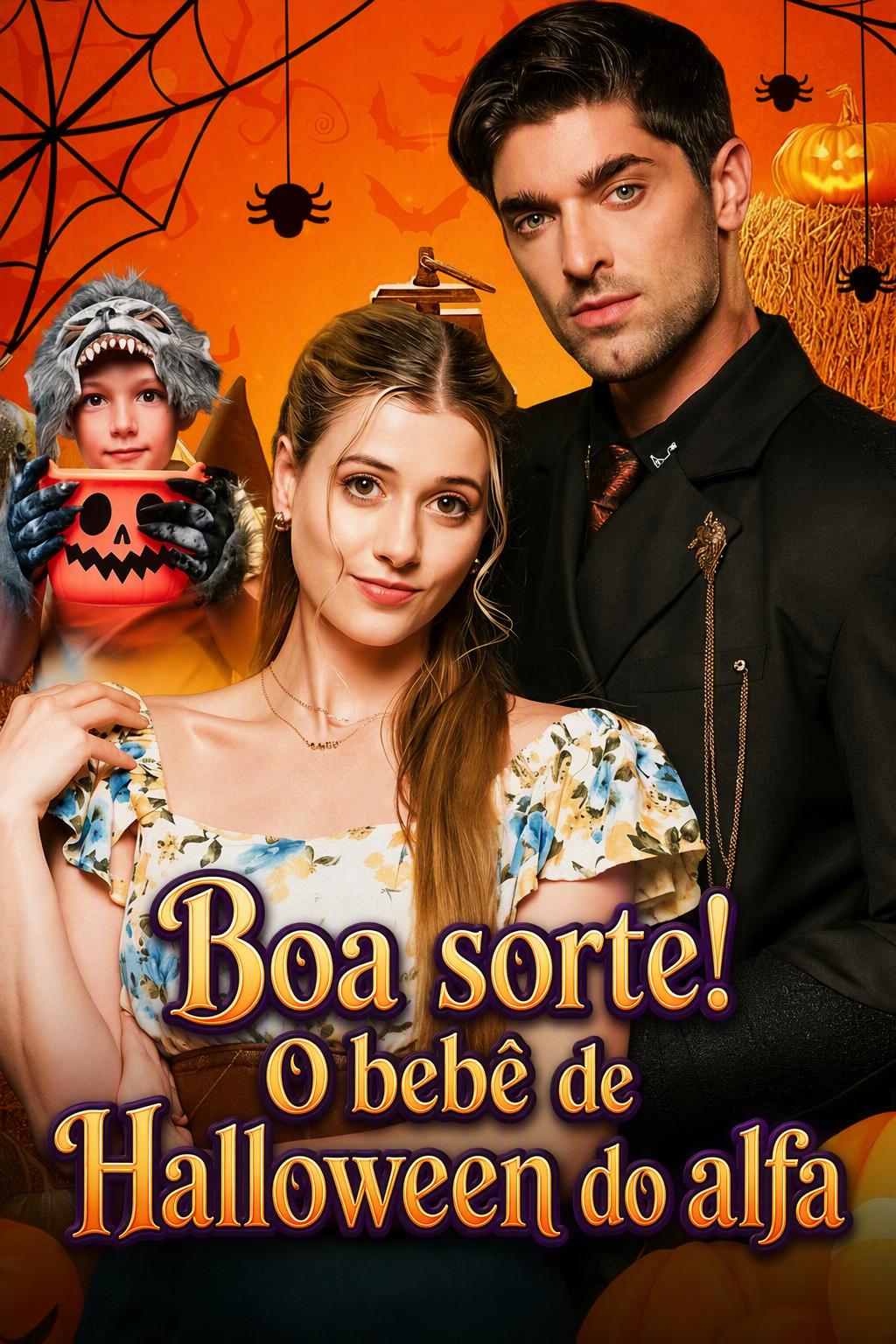 Boa sorte! O bebê de Halloween do alfa