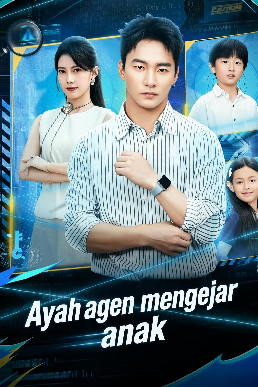 Ayah agen mengejar anak