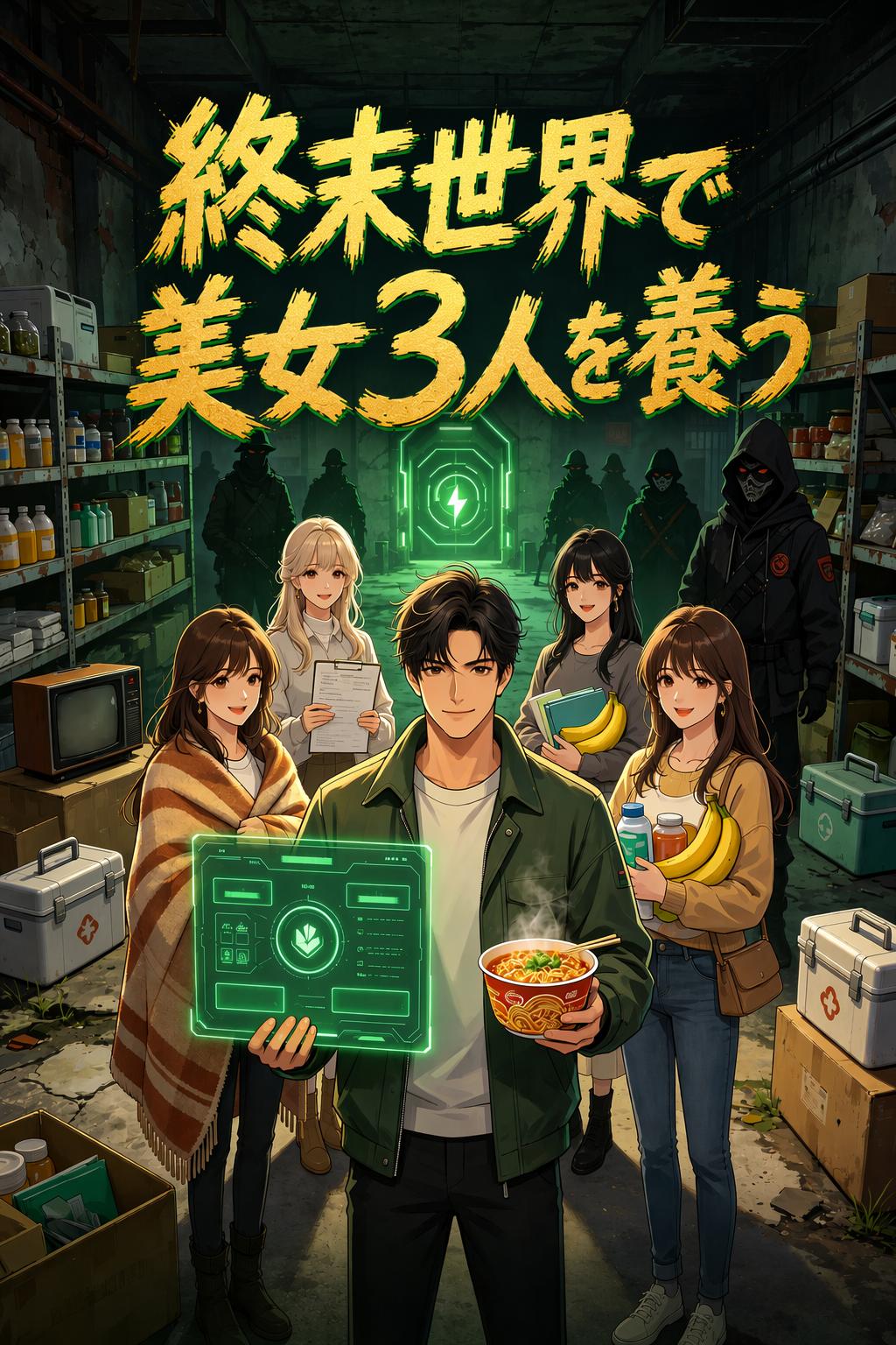 終末世界で美女3人を養う