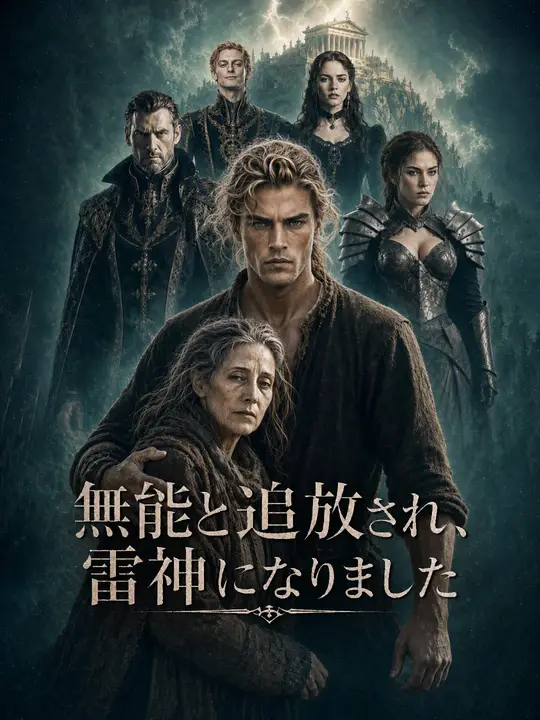 無能と追放され、雷神になりました