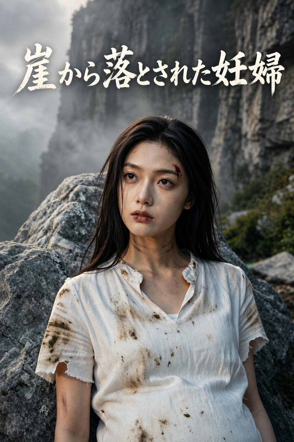 崖から落とされた妊婦