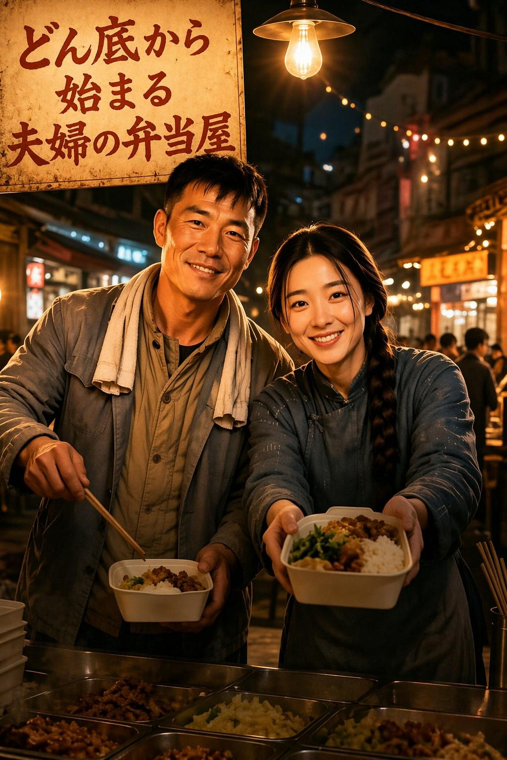 どん底から始まる夫婦の弁当屋