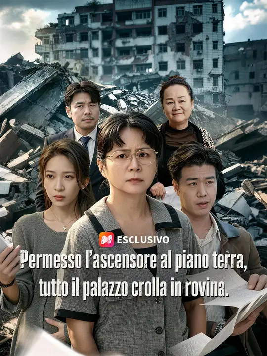 Permesso l'ascensore al piano terra, tutto il palazzo crolla in rovina.