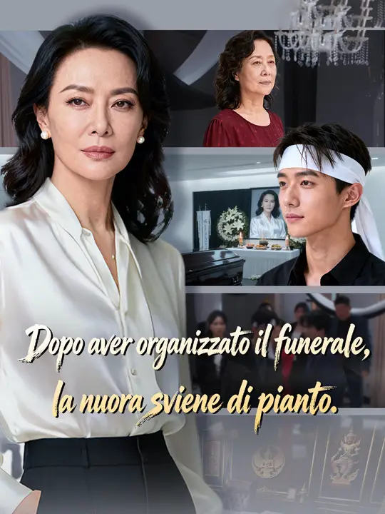 Dopo aver organizzato il funerale, la nuora sviene di pianto.