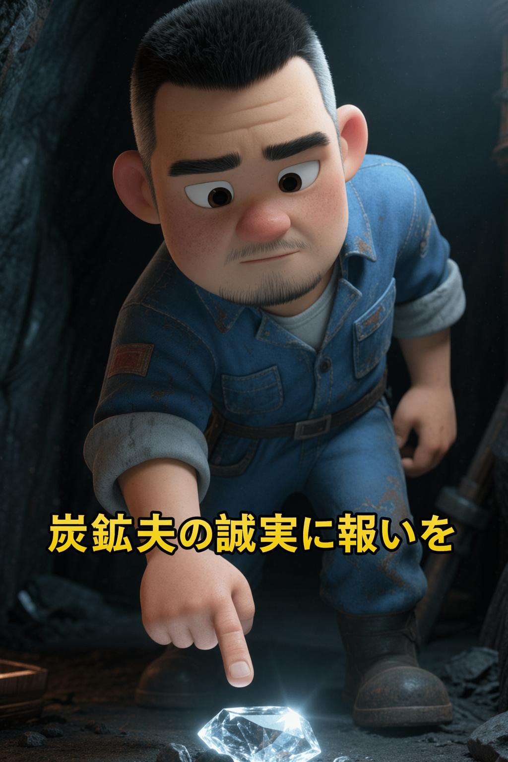 炭鉱夫の誠実に報いを