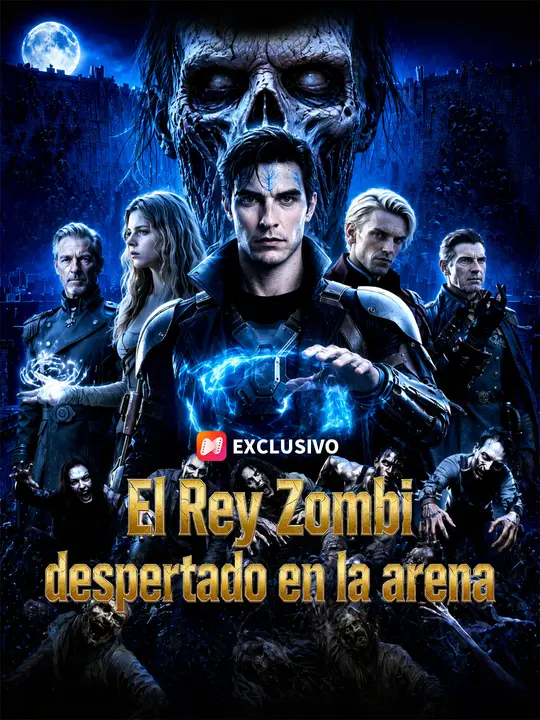 El Rey Zombi despertado en la arena