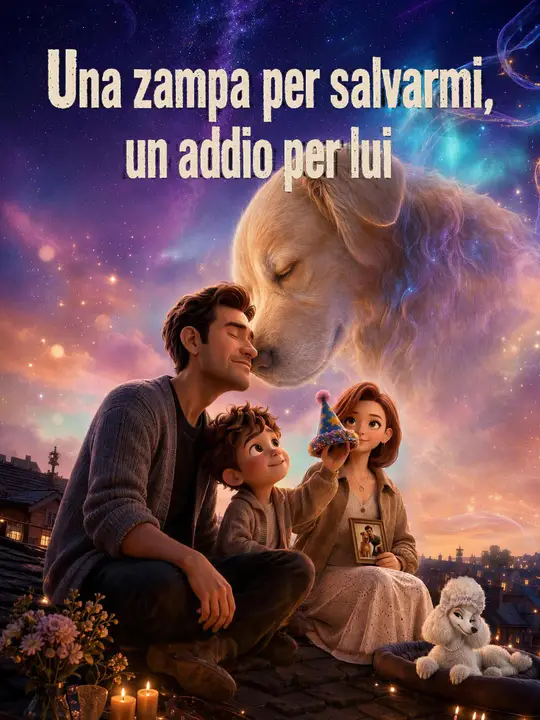 Una zampa per salvarmi, un addio per lui
