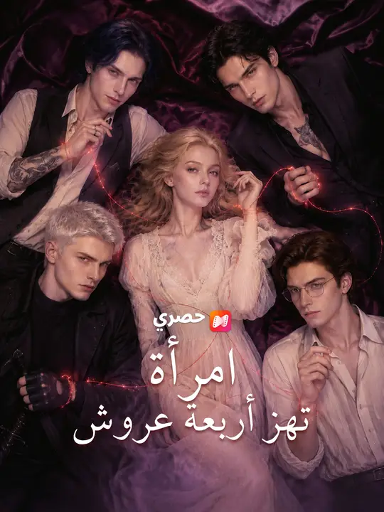 امرأة تهز أربعة عروش