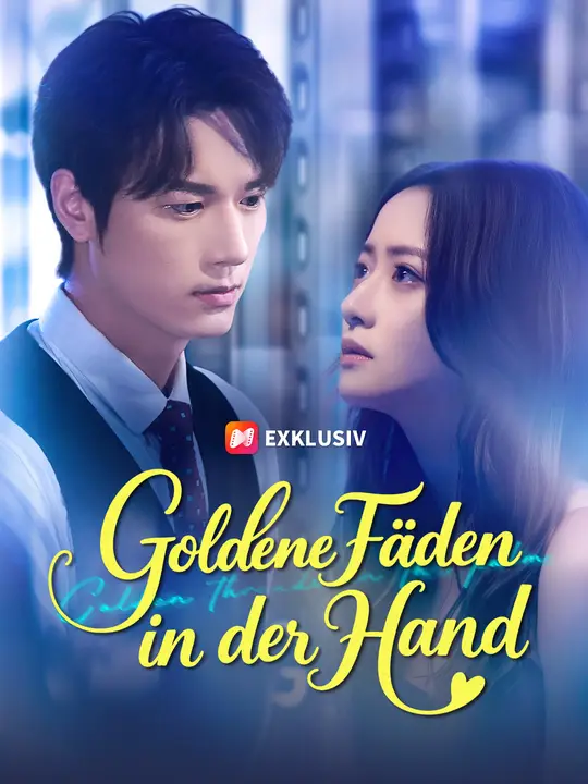 Goldene Fäden in der Hand