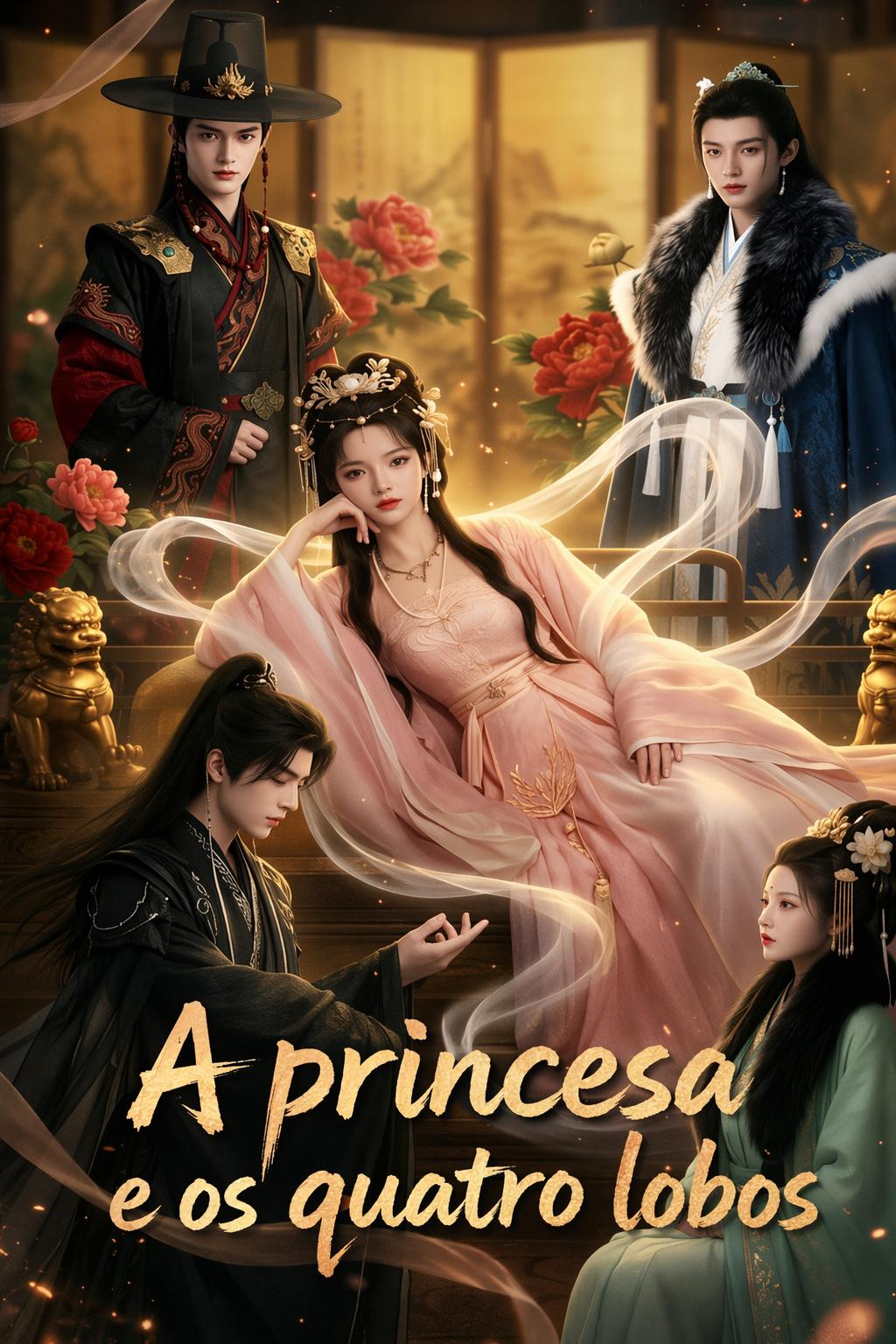 A princesa e os quatro lobos