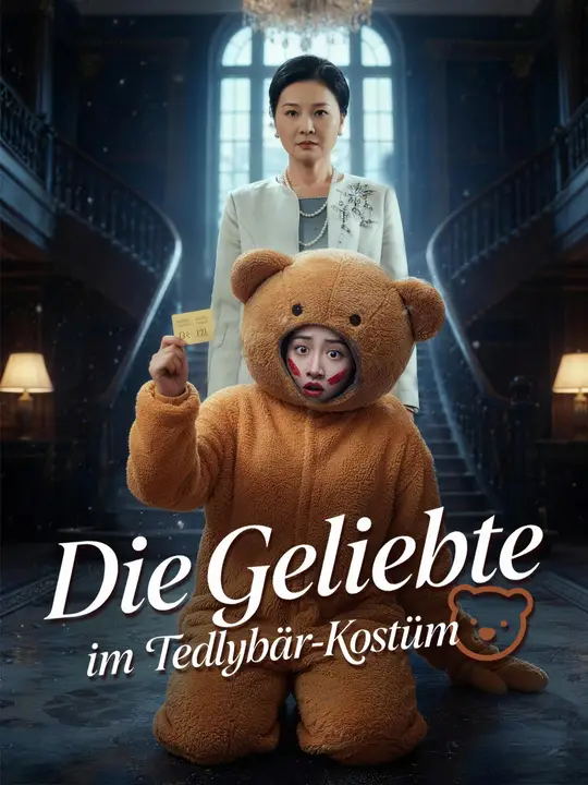 Die Geliebte im Teddybär-Kostüm