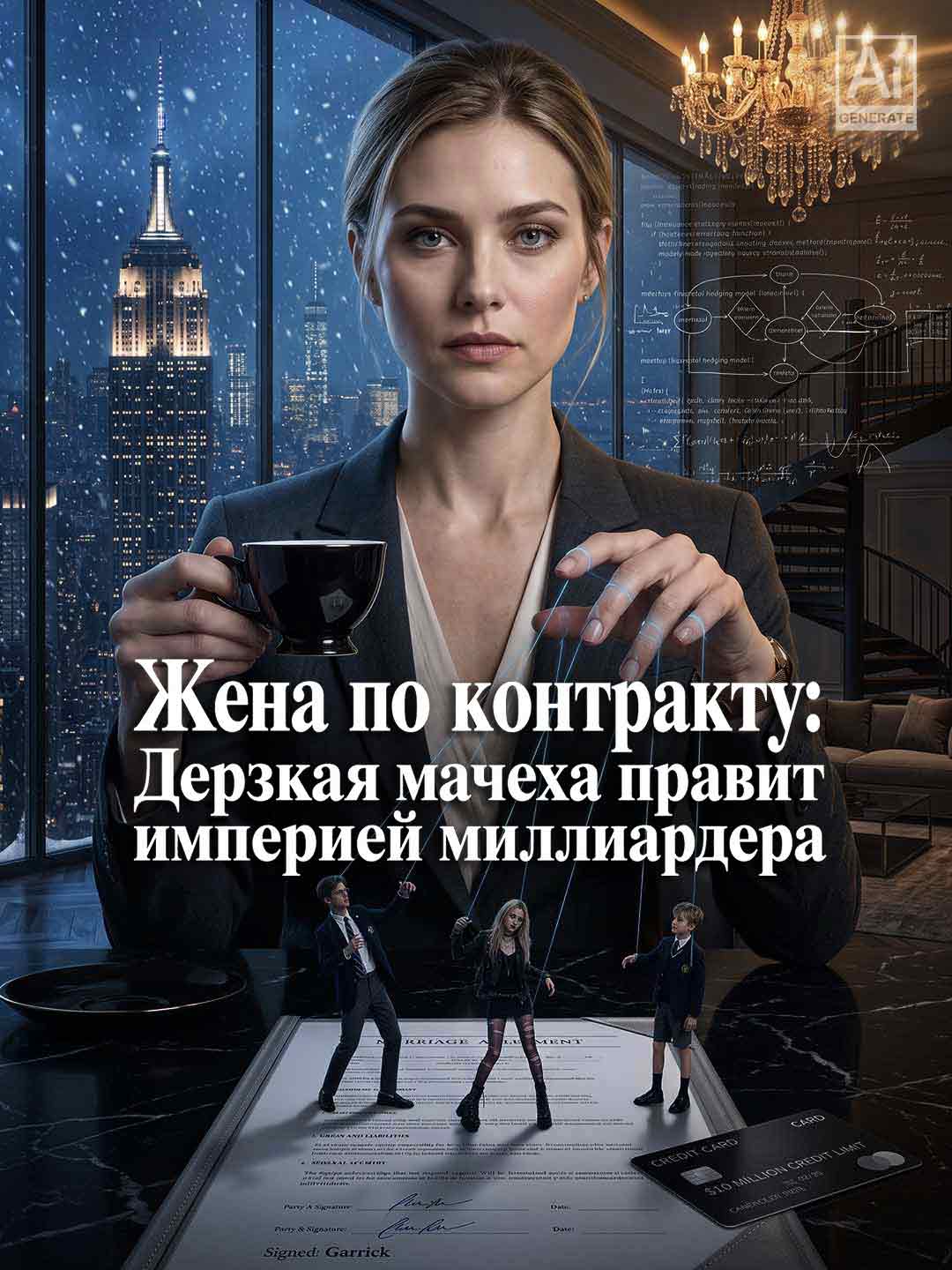 Жена по контракту: Дерзкая мачеха правит империей миллиардера