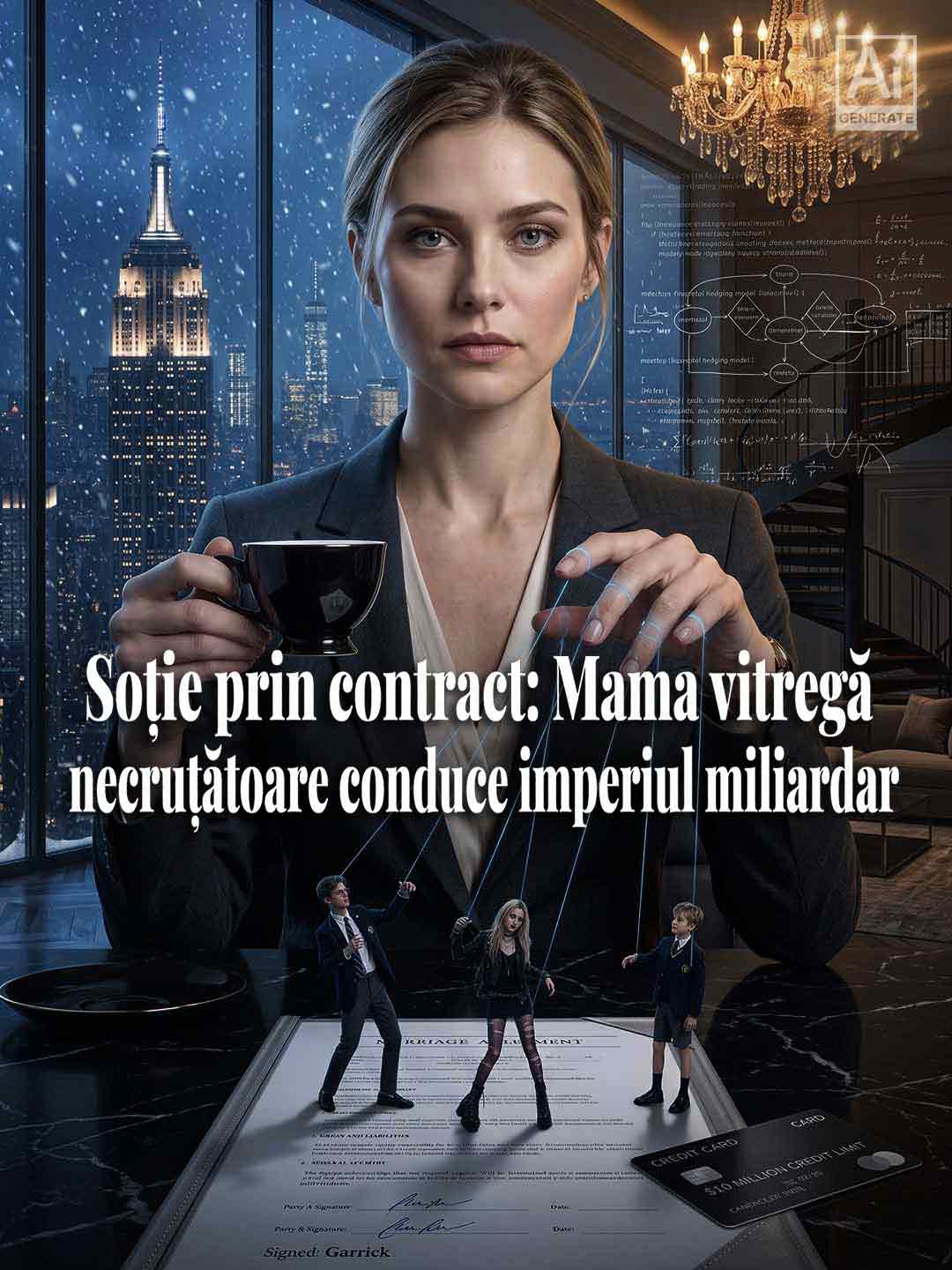 Soție prin contract: Mama vitregă necruțătoare conduce imperiul miliardar