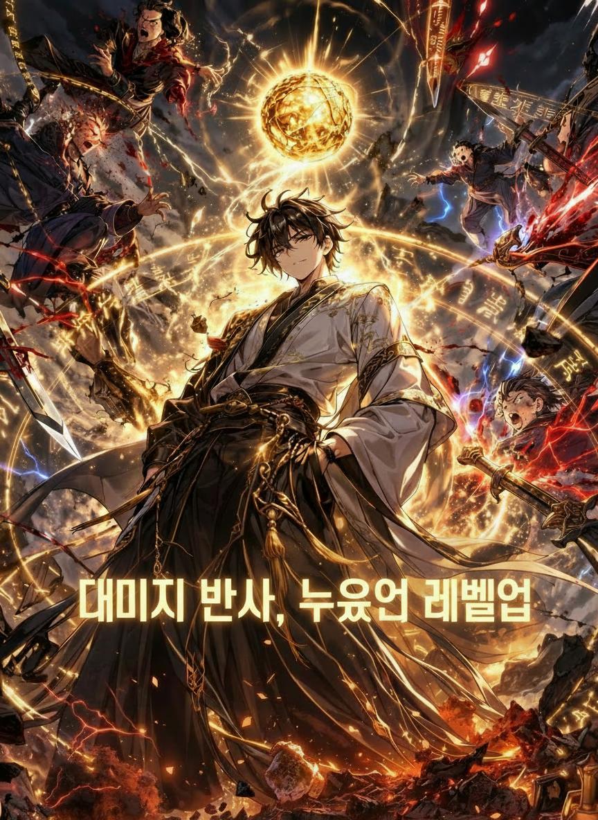 대미지 반사, 누워서 레벨업