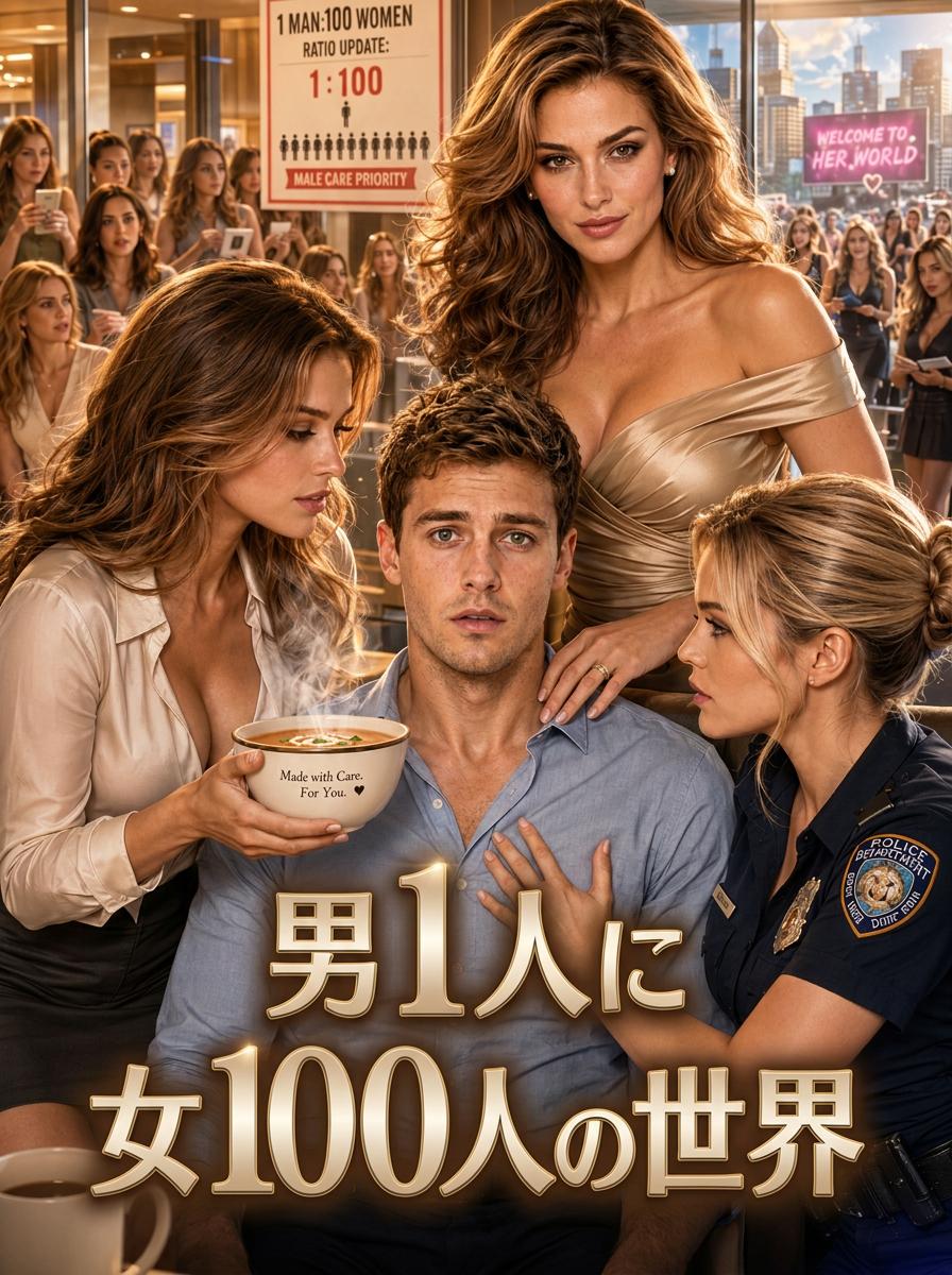 男1人に女100人の世界