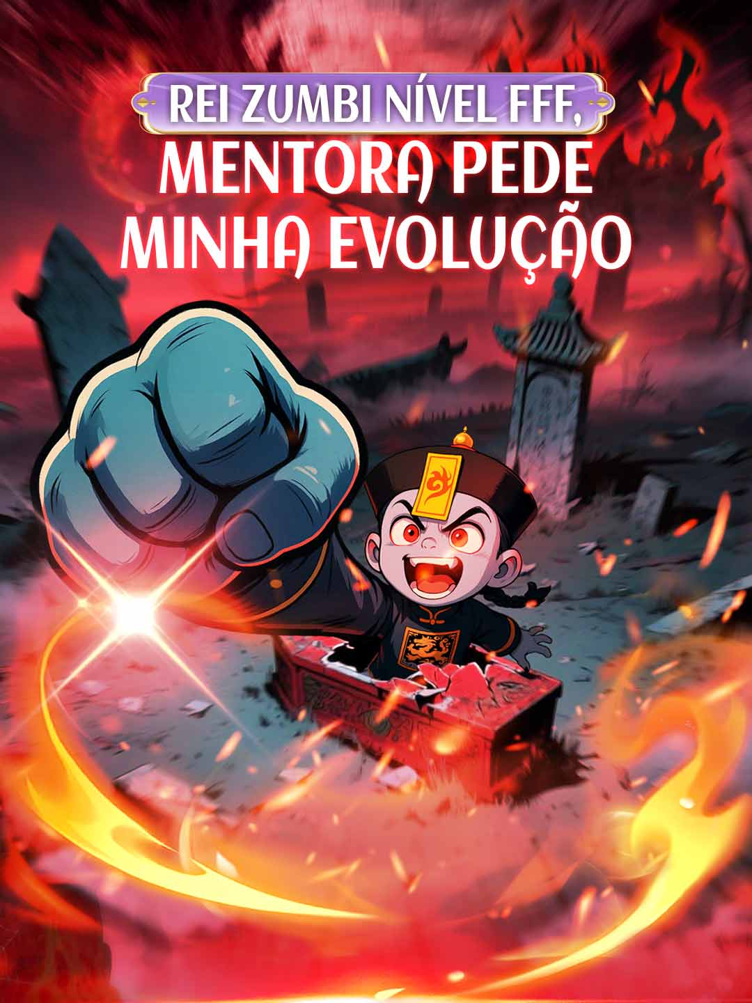 Rei zumbi nível FFF, mentora pede minha evolução