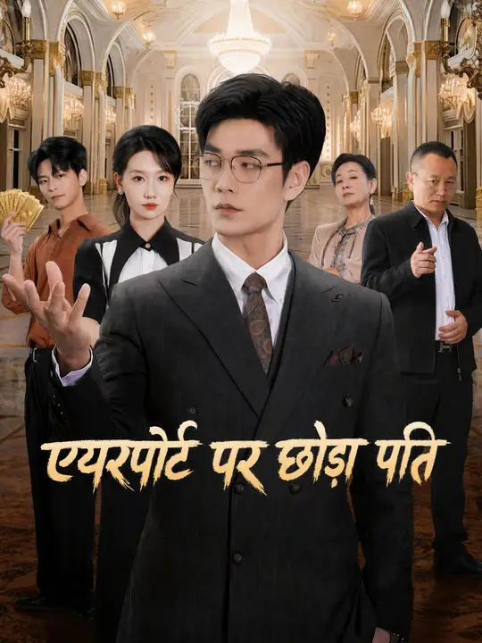एयरपोर्ट पर पति को छोड़ा