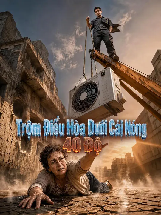 Trộm Điều Hòa Dưới Cái Nóng 40 Độ