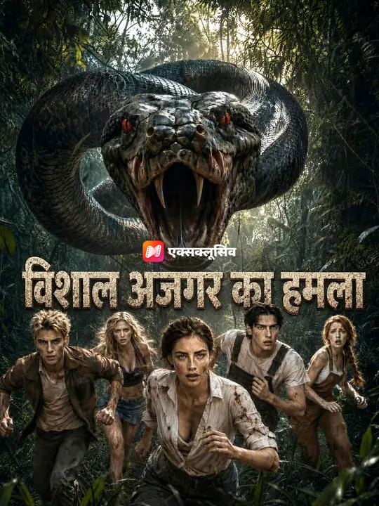 विशाल अजगर का हमला