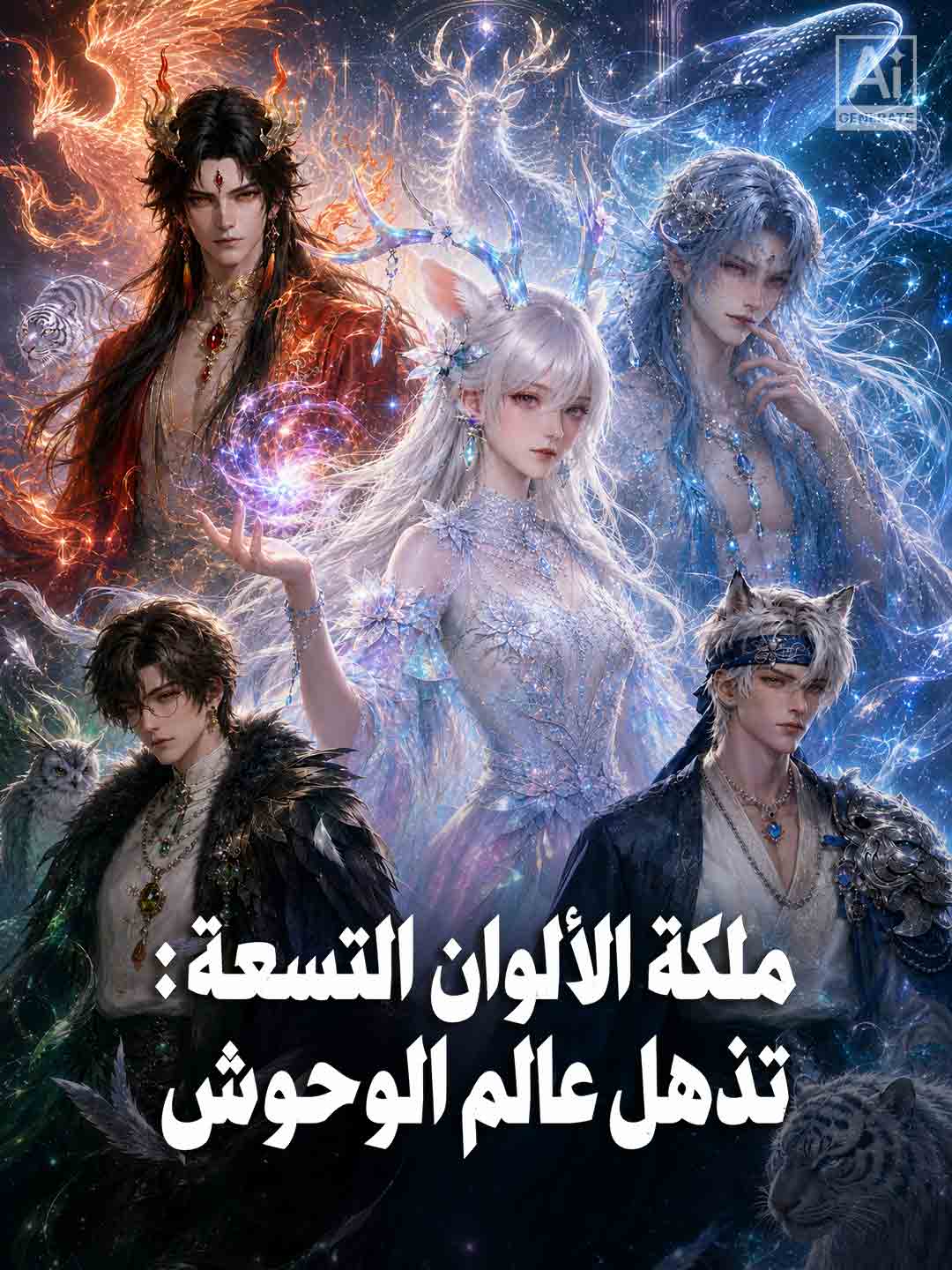 ملكة الألوان التسعة: تذهل عالم الوحوش
