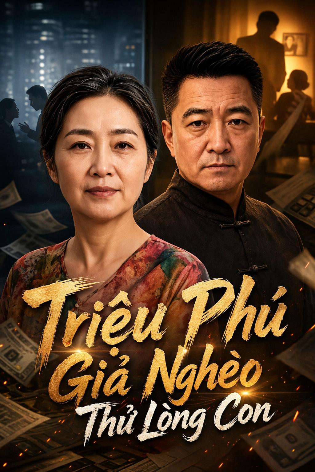 Triệu Phú Giả Nghèo Thử Lòng Con