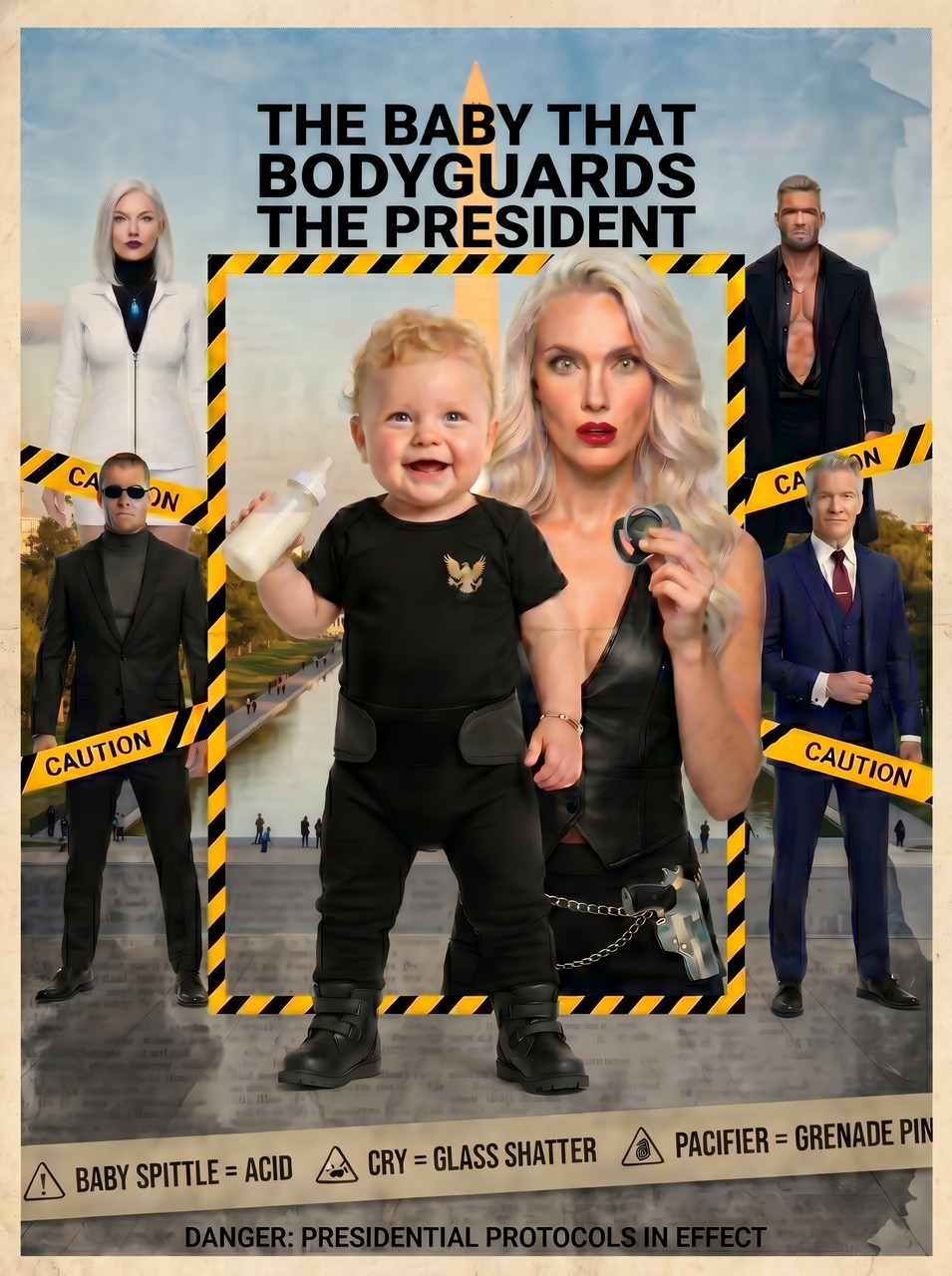 The Baby That Bodyguards The President