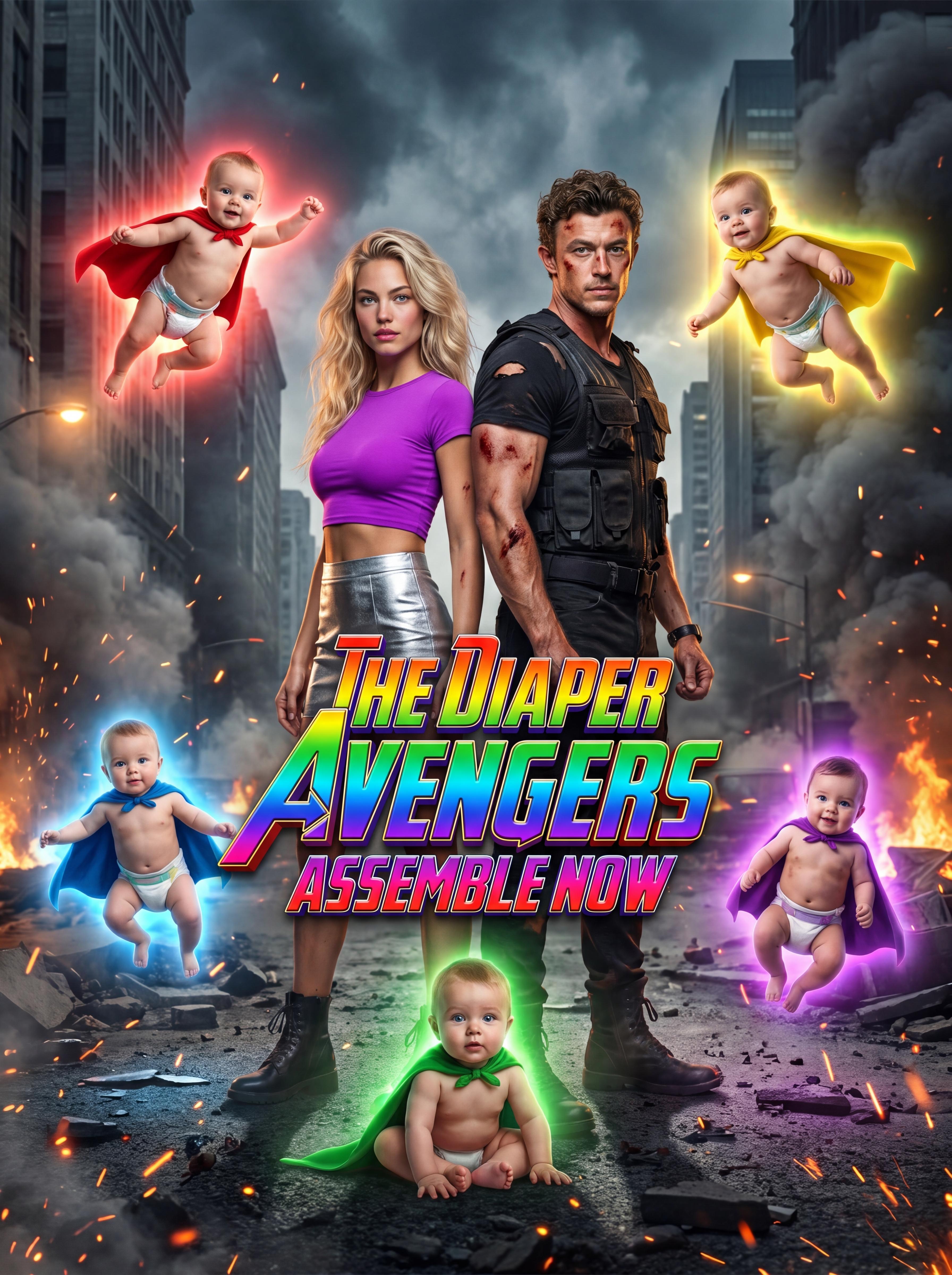 The Diaper Avengers Assemble Now