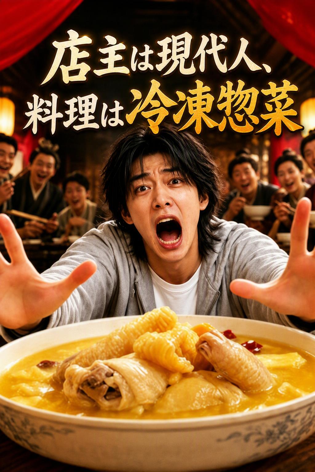 店主は現代人、料理は冷凍惣菜