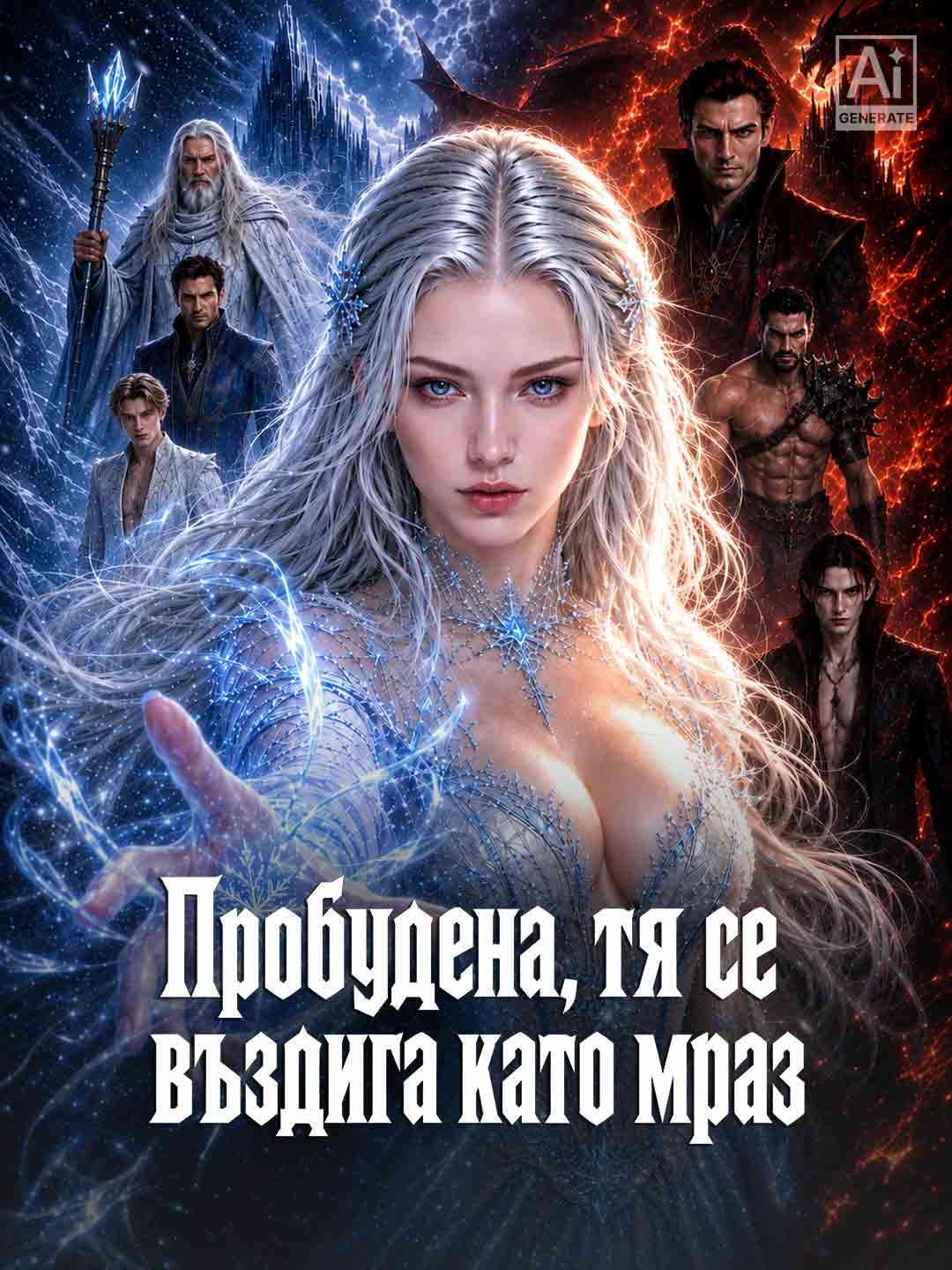 Пробудена, тя се въздига като мраз