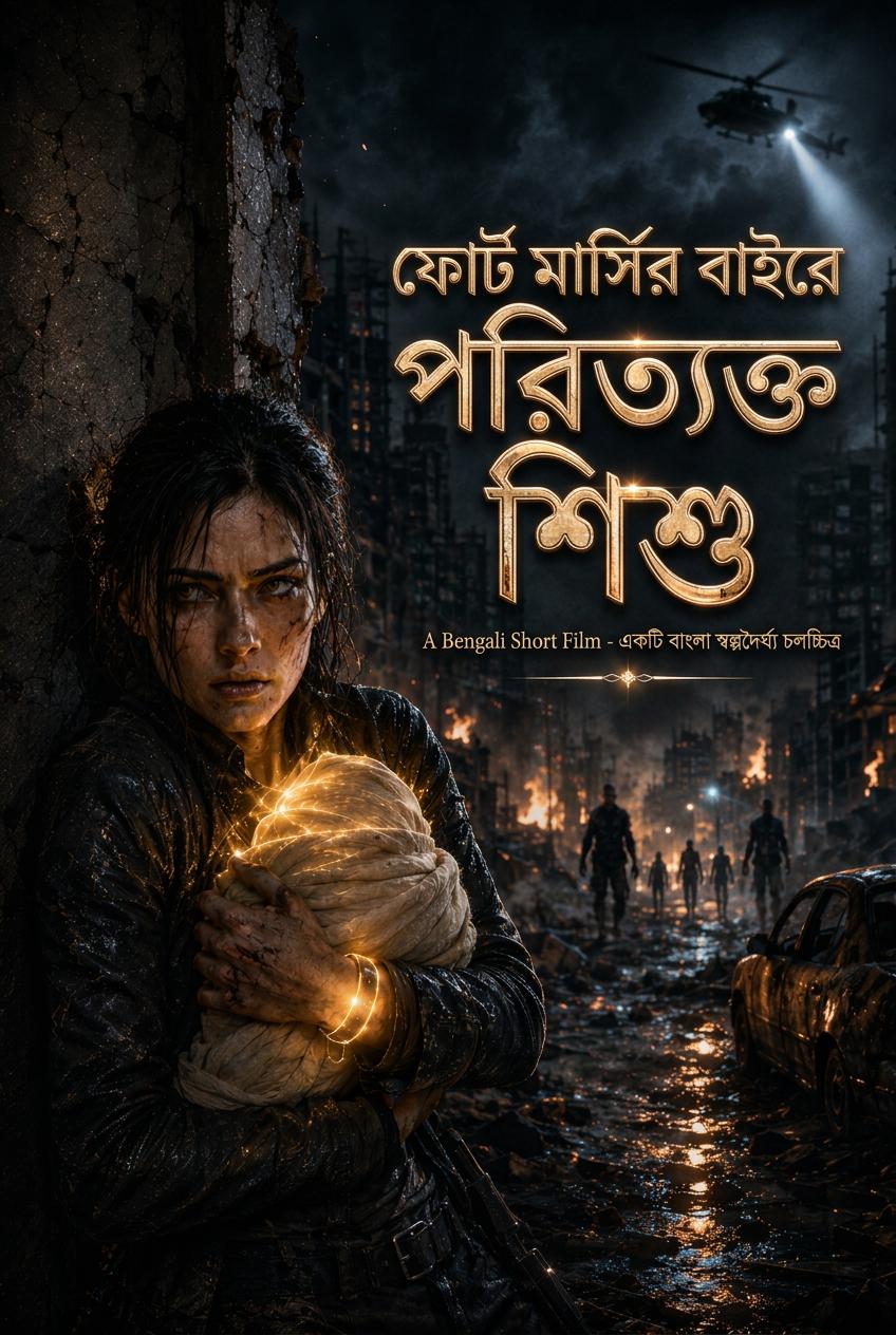 বাইরে ফেলে যাওয়া শিশু
