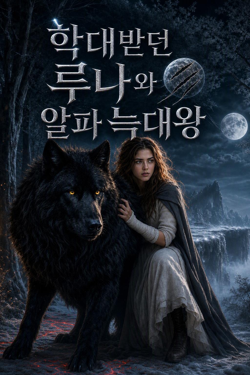 학대받던 루나와 알파 늑대왕