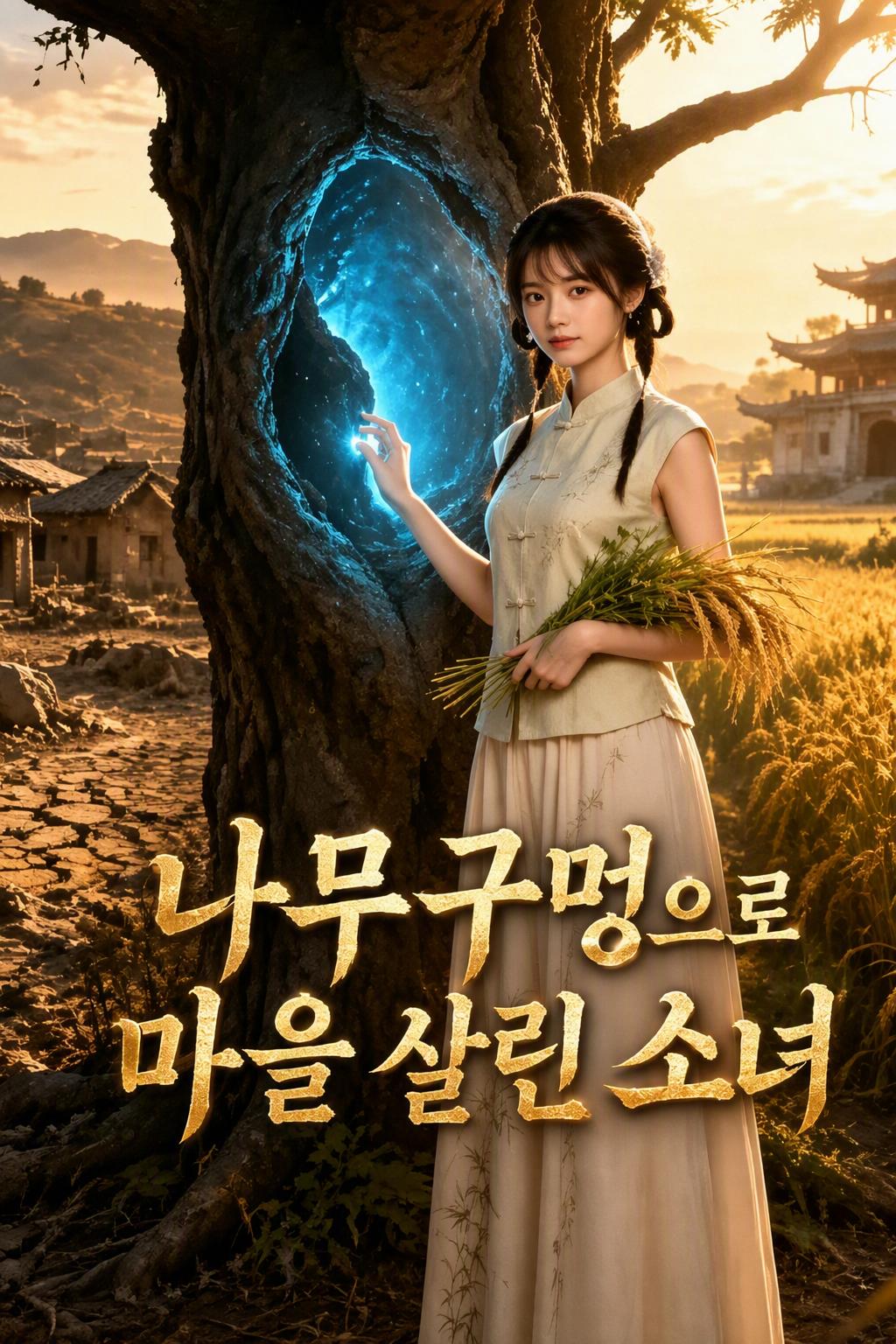 나무구멍으로 마을 살린 소녀