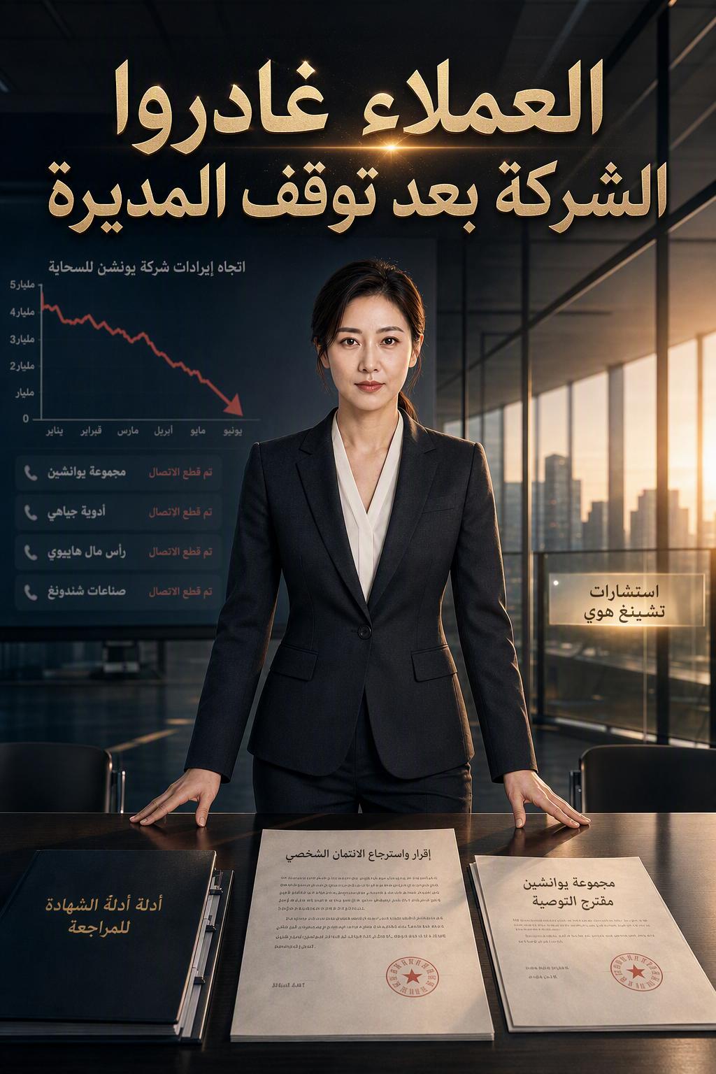 المديرة التي سرقت العملاء