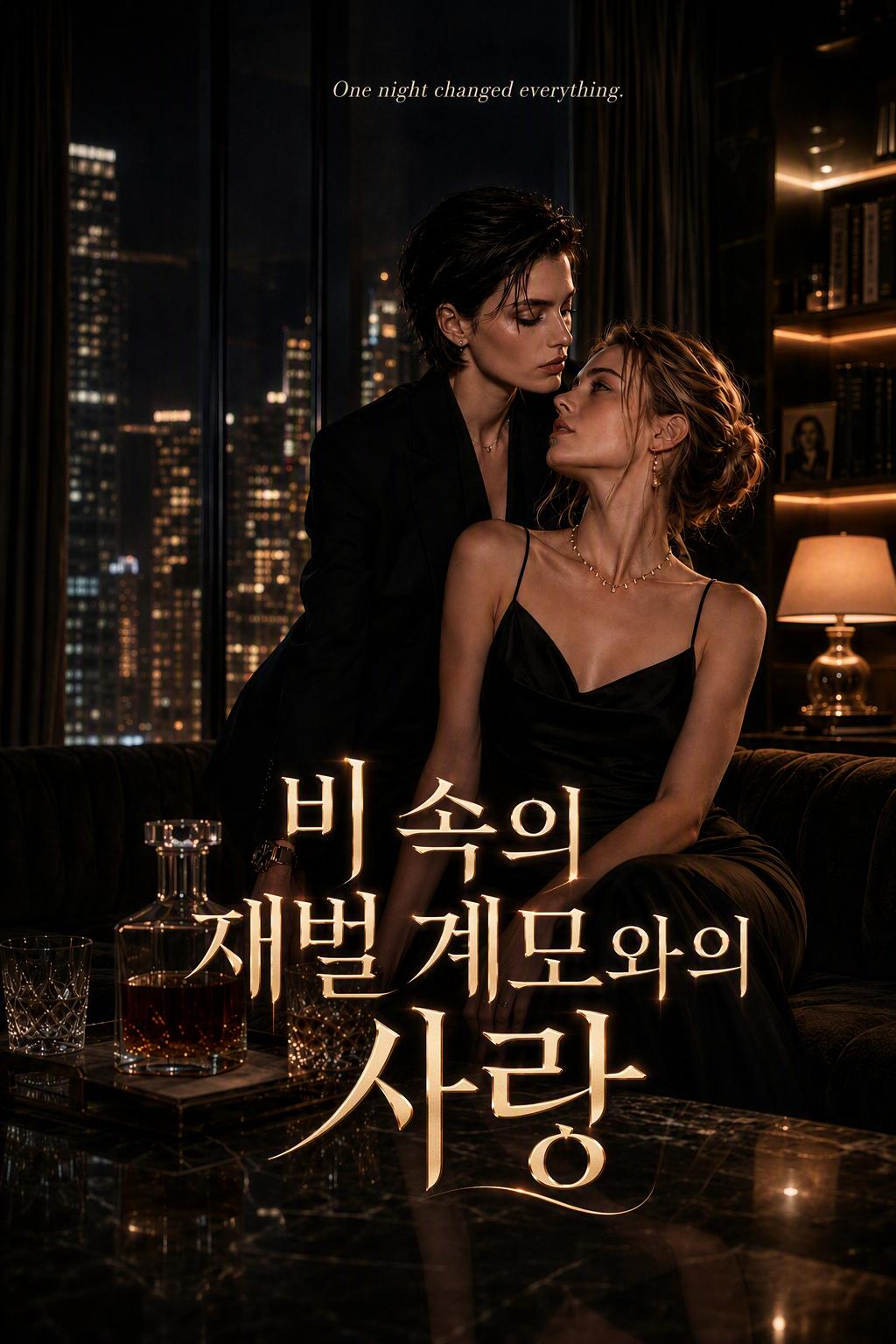 비 속의 재벌 계모와의 사랑