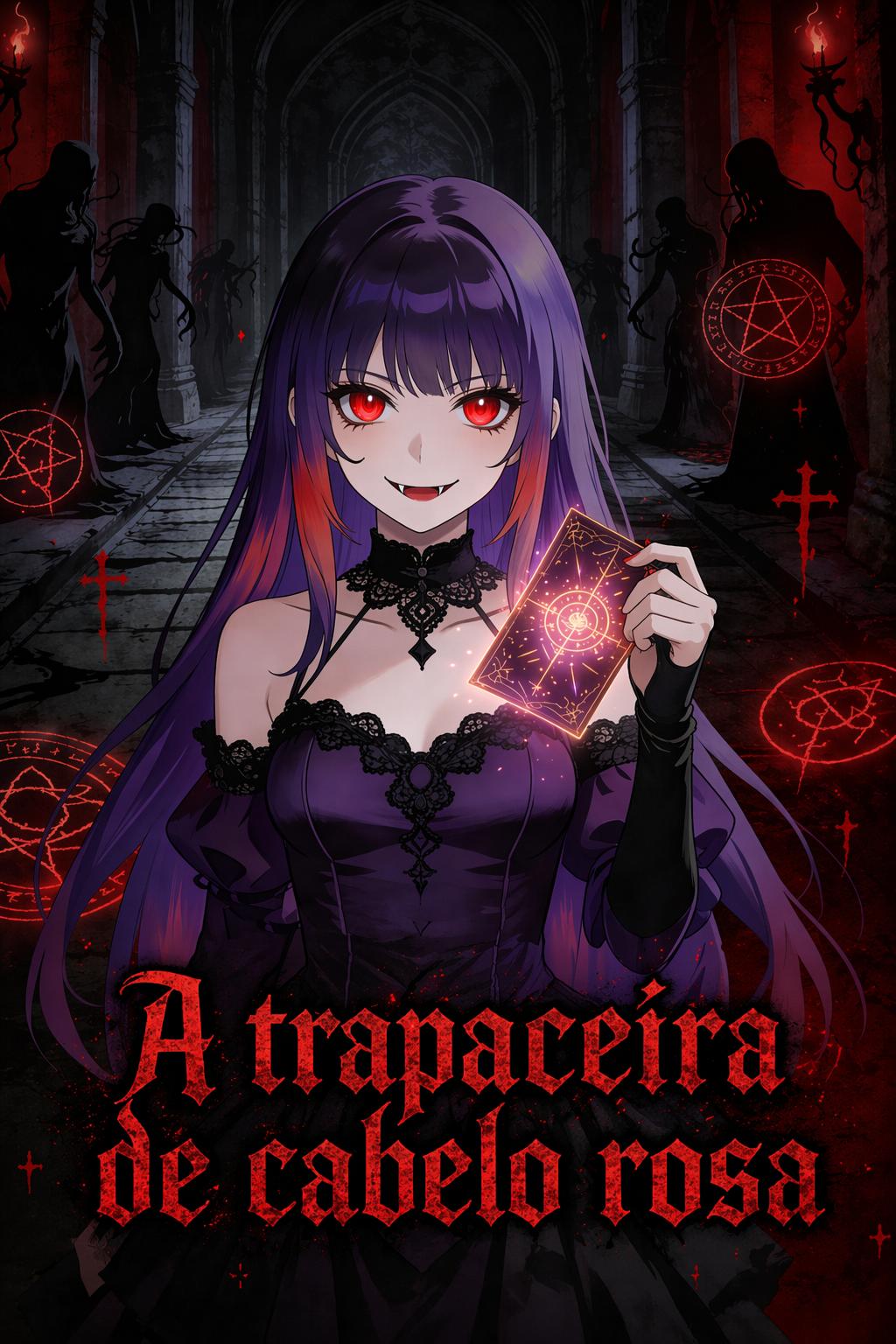 A trapaceira de cabelo rosa