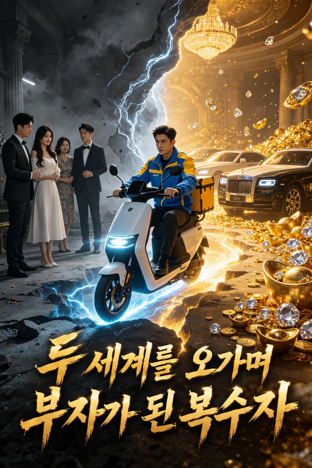 두 세계를 오가며 부자가 된 복수자
