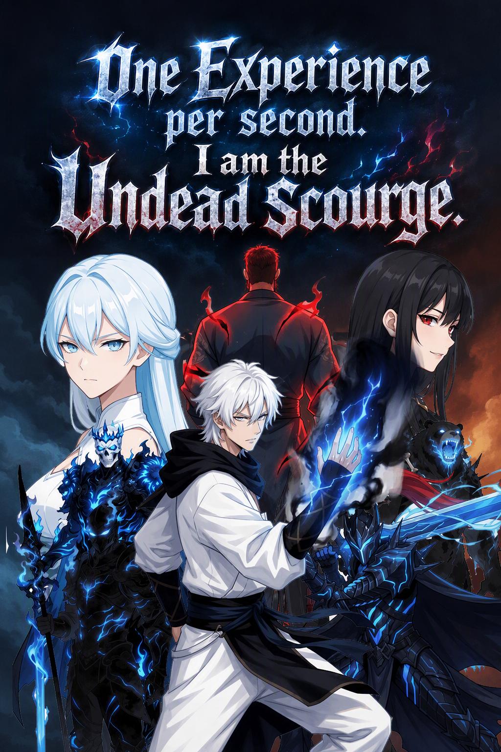 One Experience per second. I am the Undead Scourge.