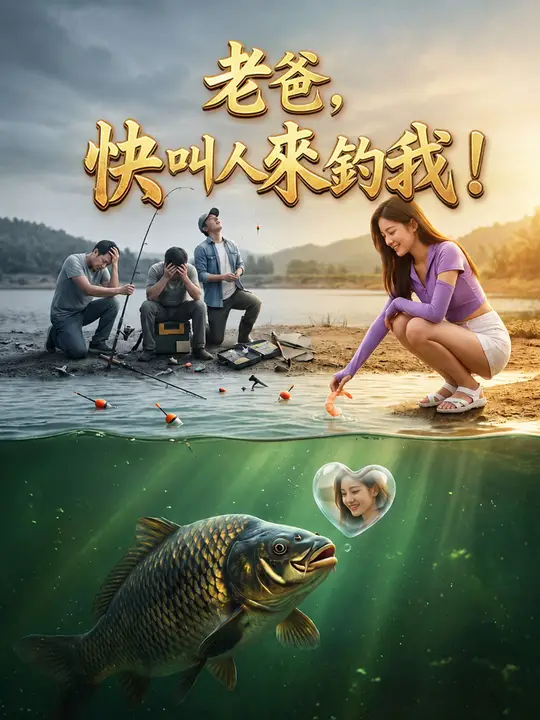 老爸，快叫人來釣我！