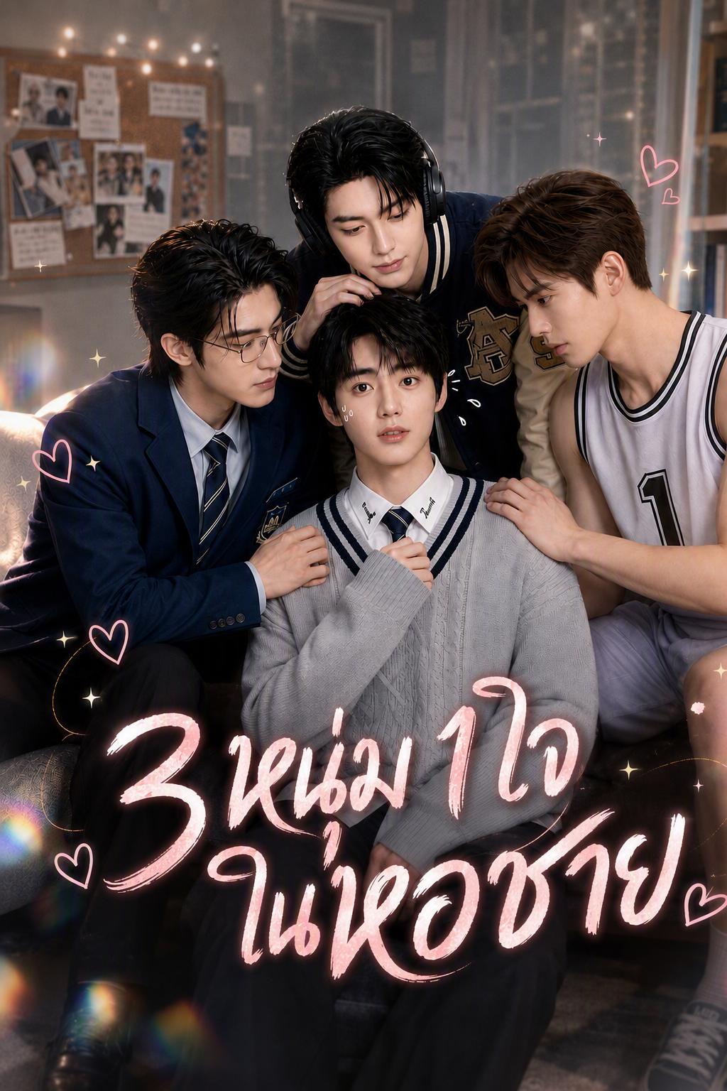 หอพักสวรรค์: หนุ่มวรรณคดีถูกสามเพื่อนแย่งรัก