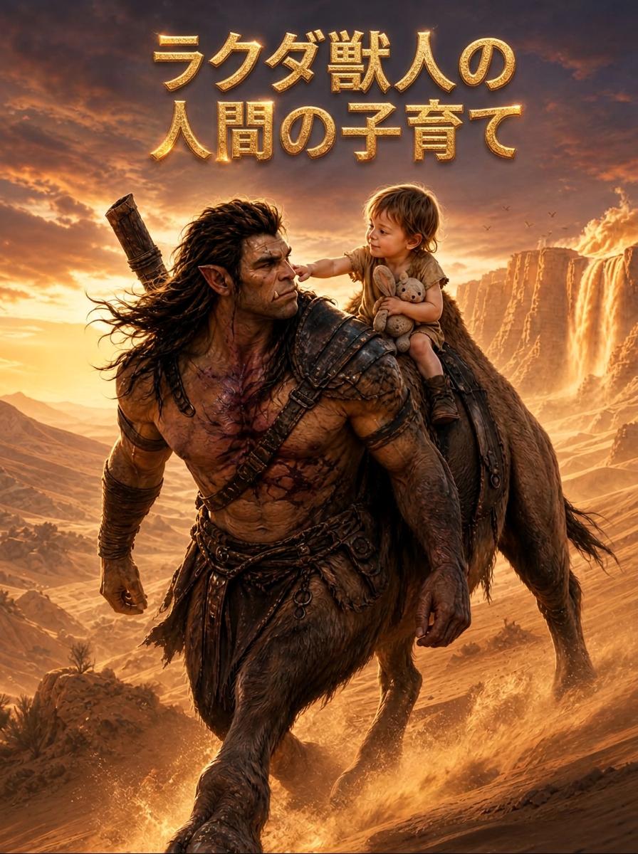 ラクダに育てられた赤ん坊