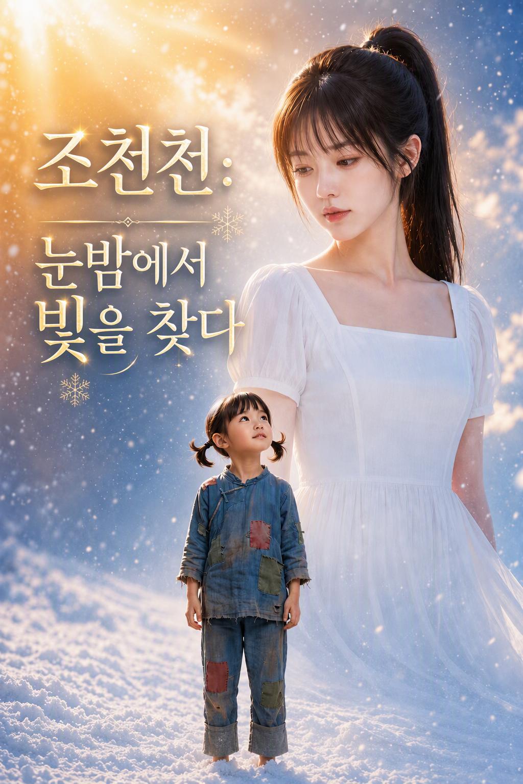 눈 속에서 구조된 그녀