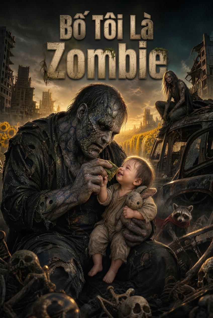 Em bé loài người do zombie nuôi