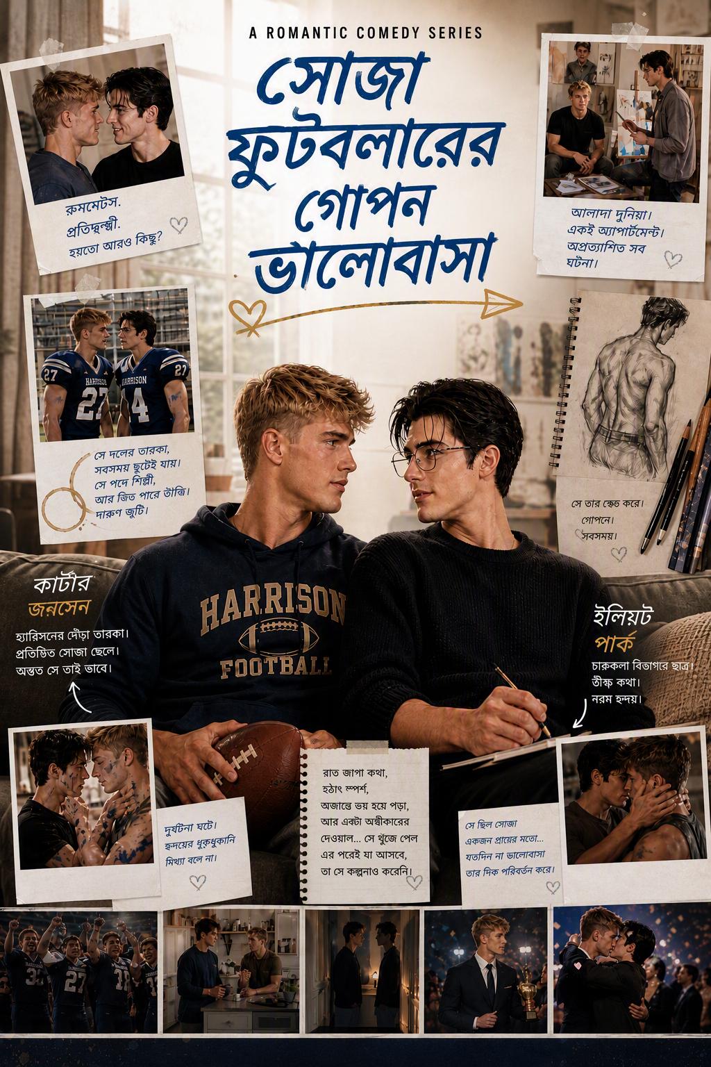 সোজা ফুটবলারের গোপন ভালোবাসা