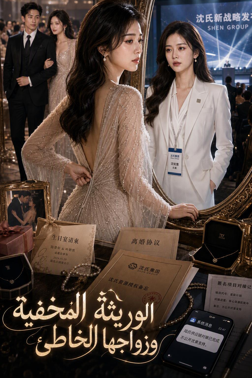 الوريثة المخفية وزواجها الخاطئ