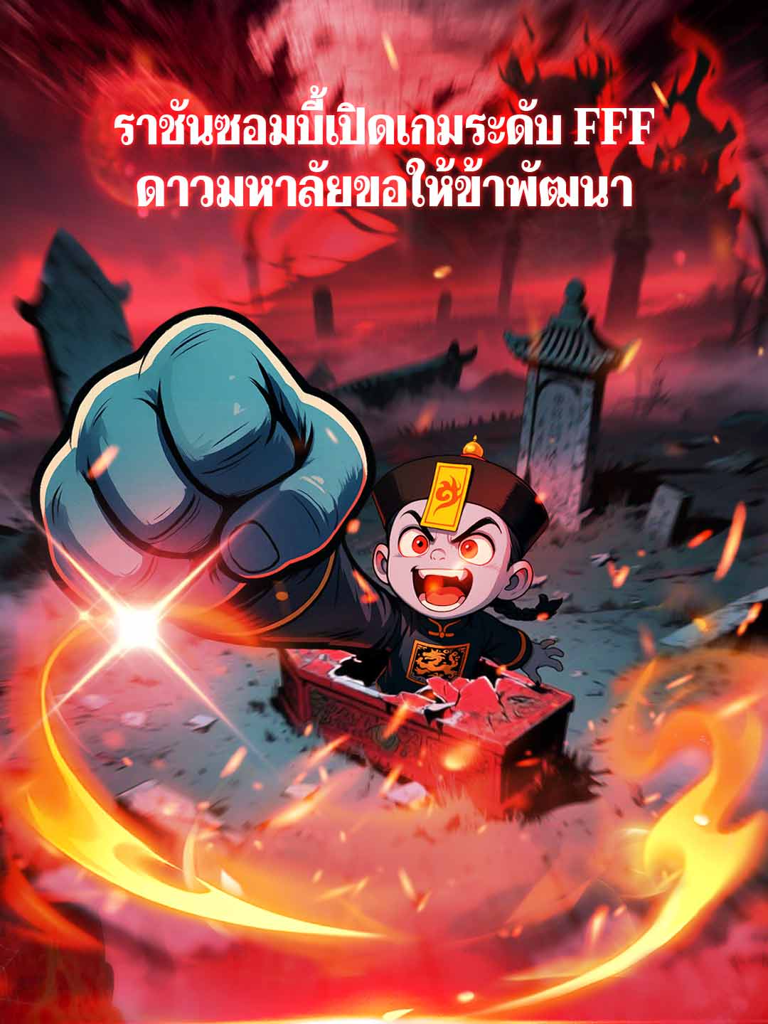 ราชันซอมบี้เปิดเกมระดับ FFF ดาวมหาลัยขอให้ข้าพัฒนา